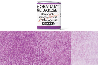 Schmincke - Horadam Watercolor Half Pan, #474 Manganese Violet - St. Louis Art Supply