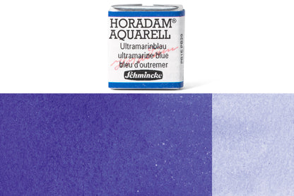 Schmincke - Horadam Watercolor Half Pan, #496 Ultramarine Blue - St. Louis Art Supply