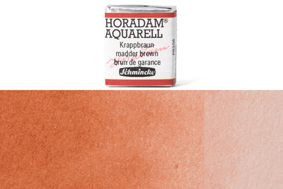 Schmincke - Horadam Watercolor Half Pan, #670 Madder Brown - St. Louis Art Supply