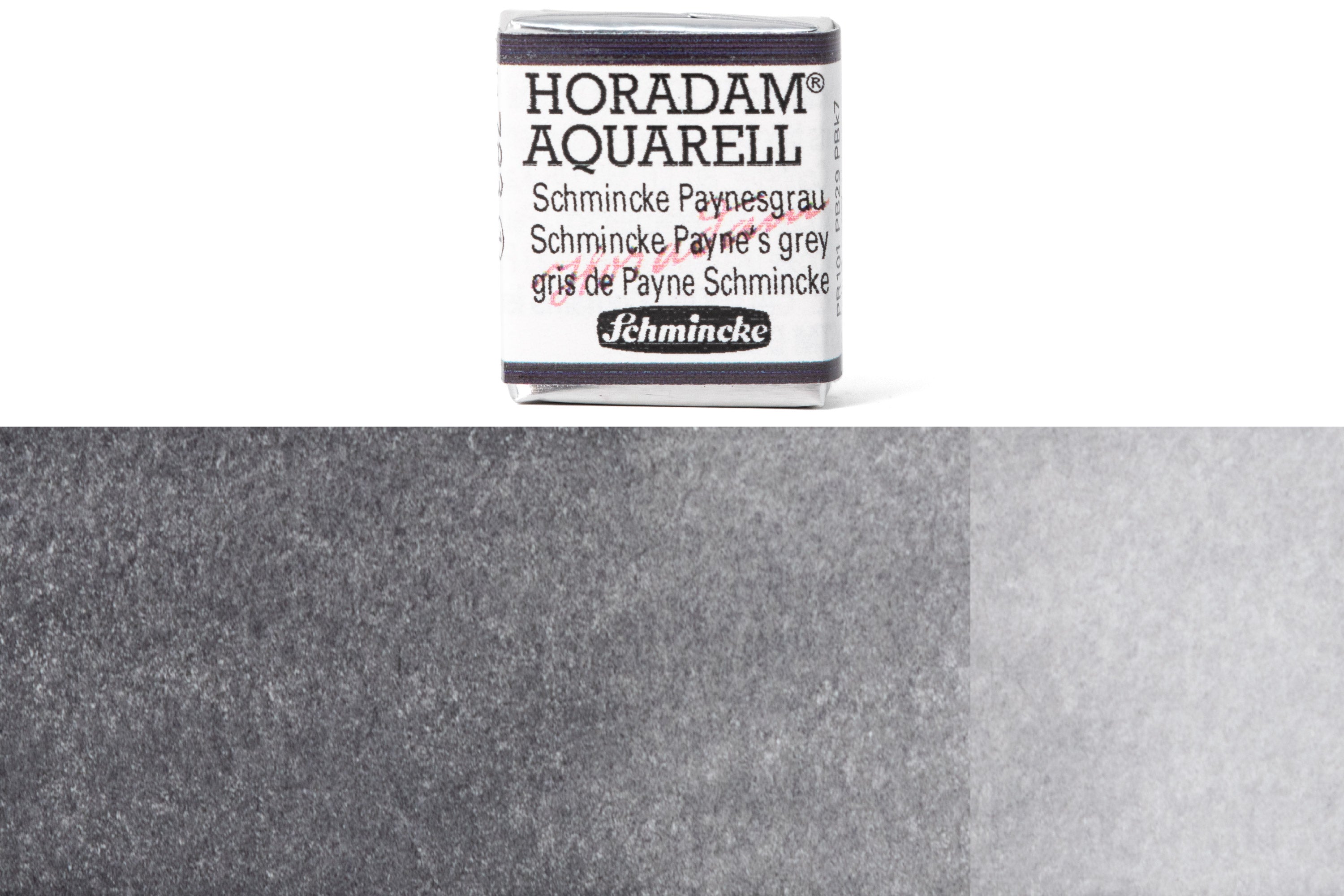 Schmincke - Horadam Watercolor Half Pan, #783 Schmincke Payne's Grey - St. Louis Art Supply