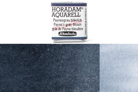 Schmincke - Horadam Watercolor Half Pan, #787 Payne's Grey Bluish - St. Louis Art Supply