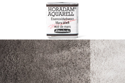 Schmincke - Horadam Watercolor Half Pan, #791 Mars Black - St. Louis Art Supply