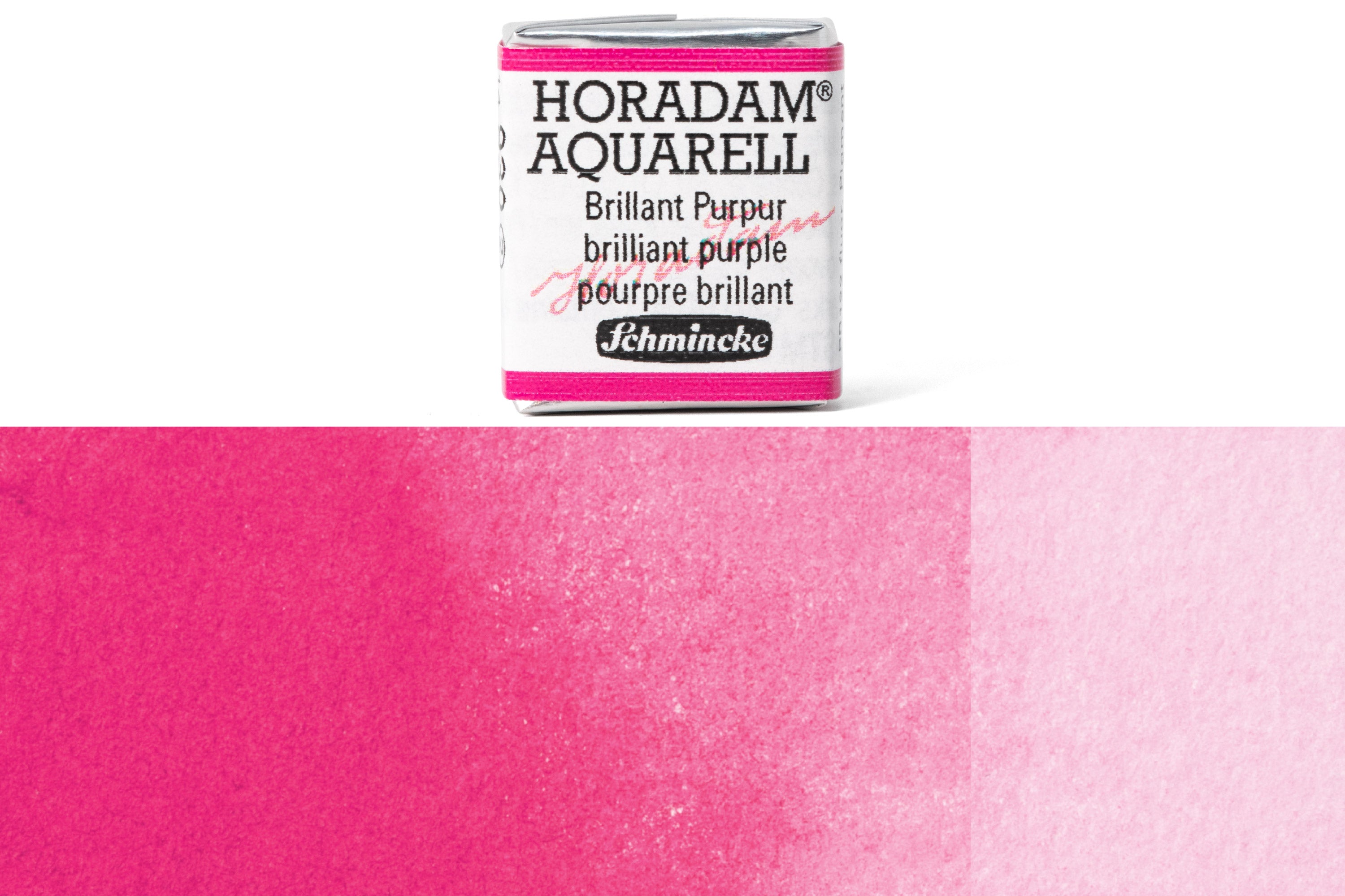 Schmincke - Horadam Watercolor Half Pan, #930 Brilliant Purple - St. Louis Art Supply