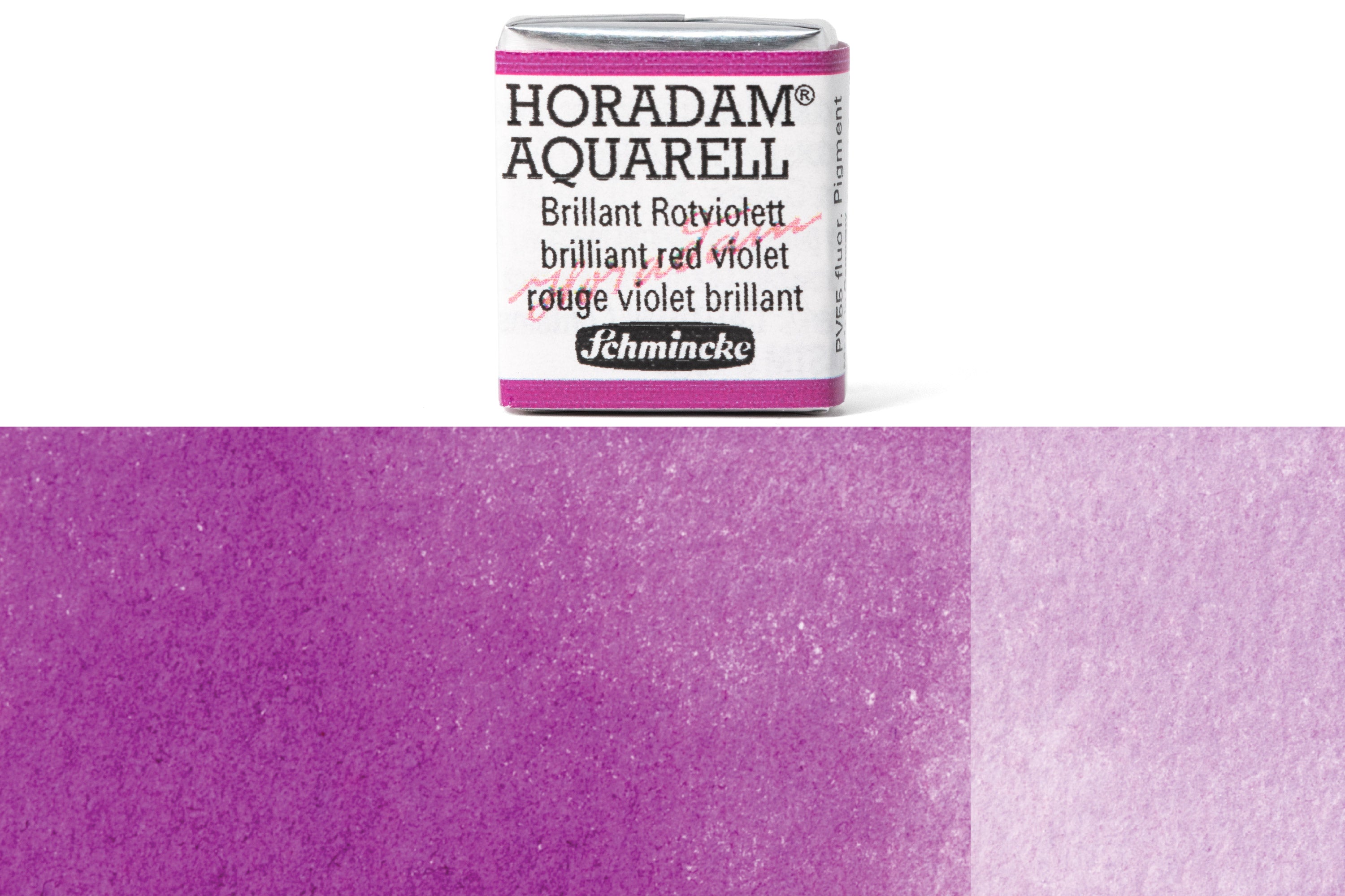 Schmincke - Horadam Watercolor Half Pan, #940 Brilliant Red Violet - St. Louis Art Supply