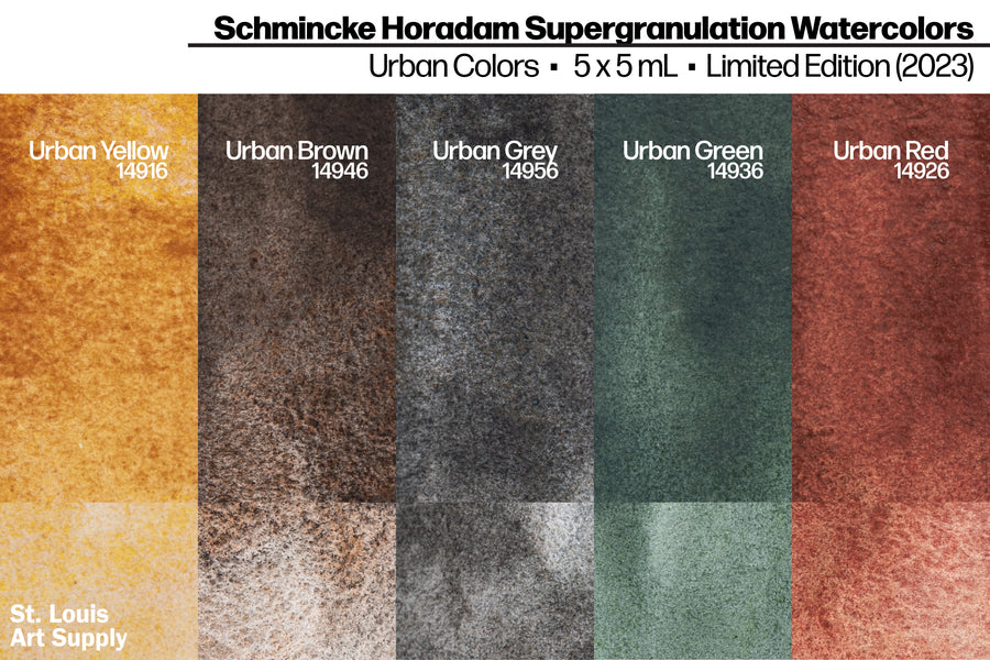 Schmincke Horadam Supergranulation Set, Urban Colors, 5 x 5 mL – St. Louis  Art Supply