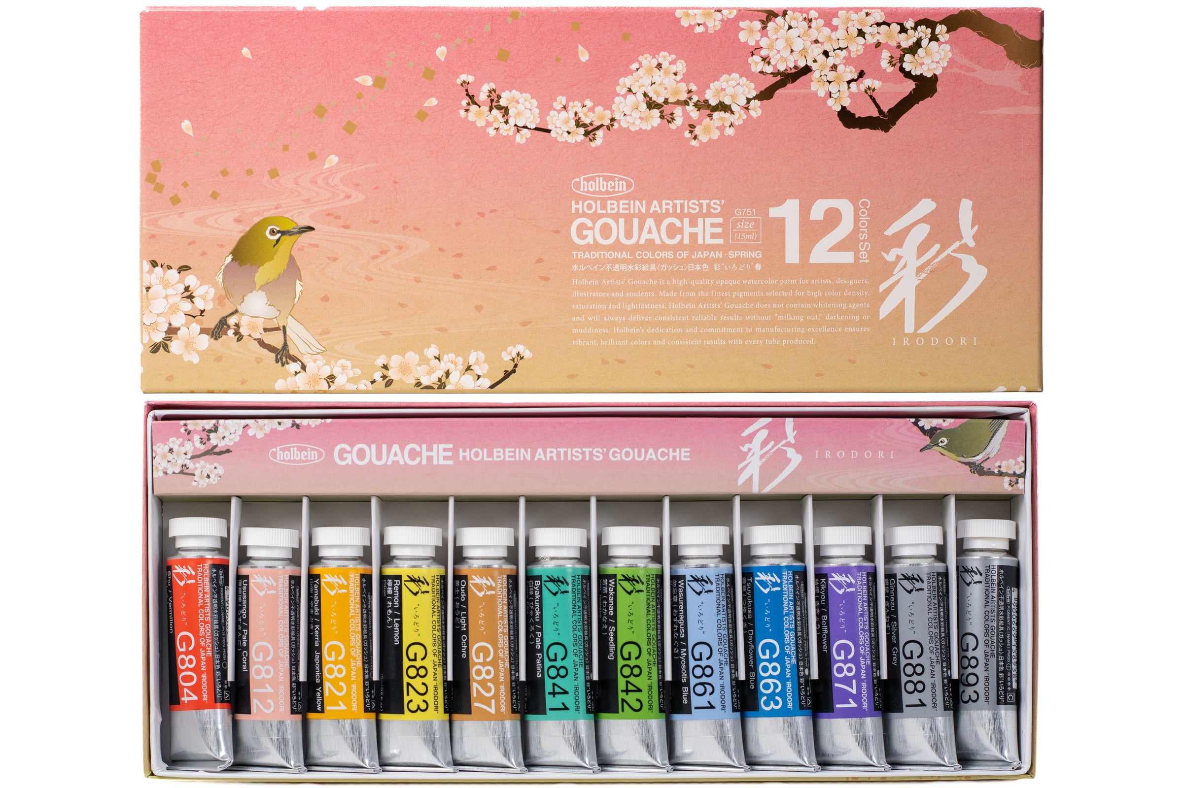 Holbein Idori Gouache Spring Set- Swatching & First Impressions 