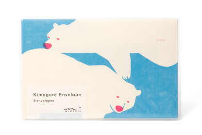 Midori - Kimagure Envelopes, Polar Bears - St. Louis Art Supply
