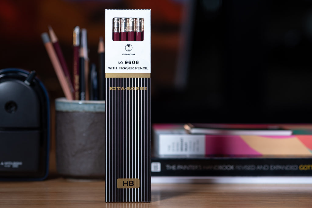 5 Sets Kitaboshi Otona Pencil B 2mm OTP-680NST with Sharpner MADE IN JAPAN
