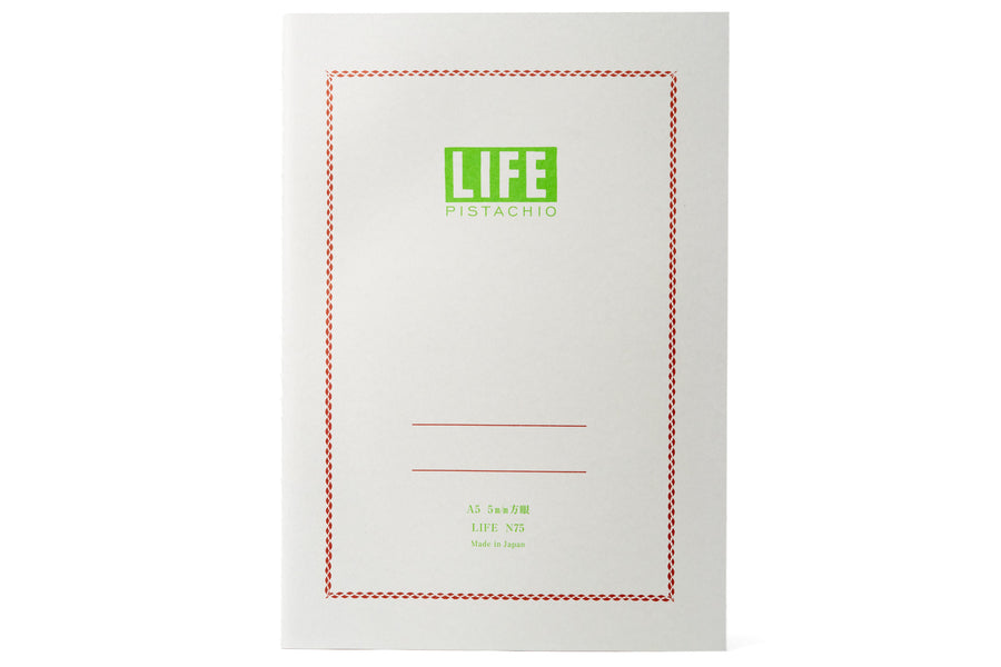 LIFE - Pistachio Notebook, A5, Grid - St. Louis Art Supply