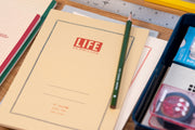 LIFE - Vermilion Notebook, A5, Grid - St. Louis Art Supply