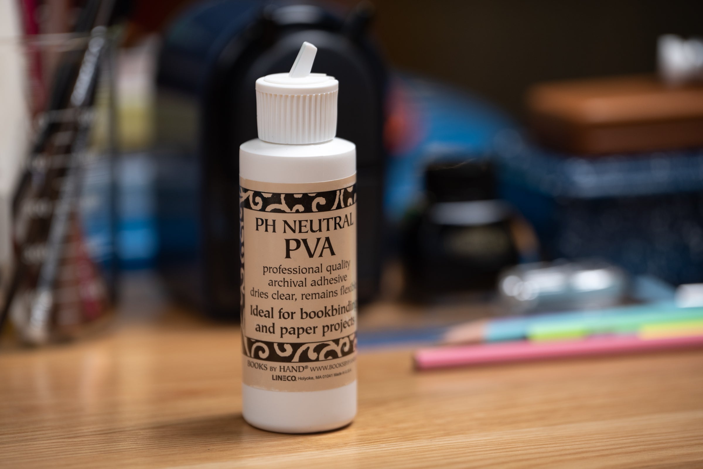  Lineco Books by Hand pH Neutral Adhesive, Archival
