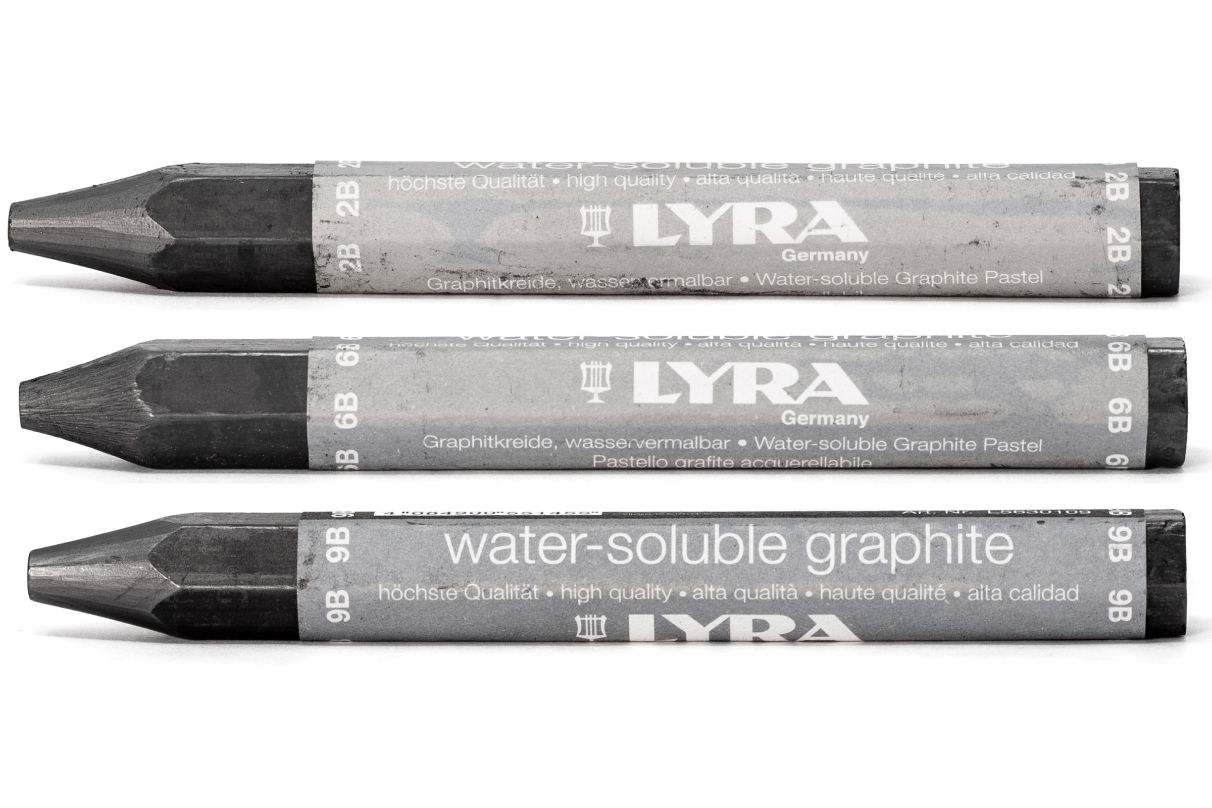 Lyra Graphite Crayon, Water-Soluble, 9b