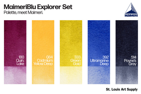 MaimeriBlu Watercolors, #391 Ultramarine Blue Light – St. Louis Art Supply
