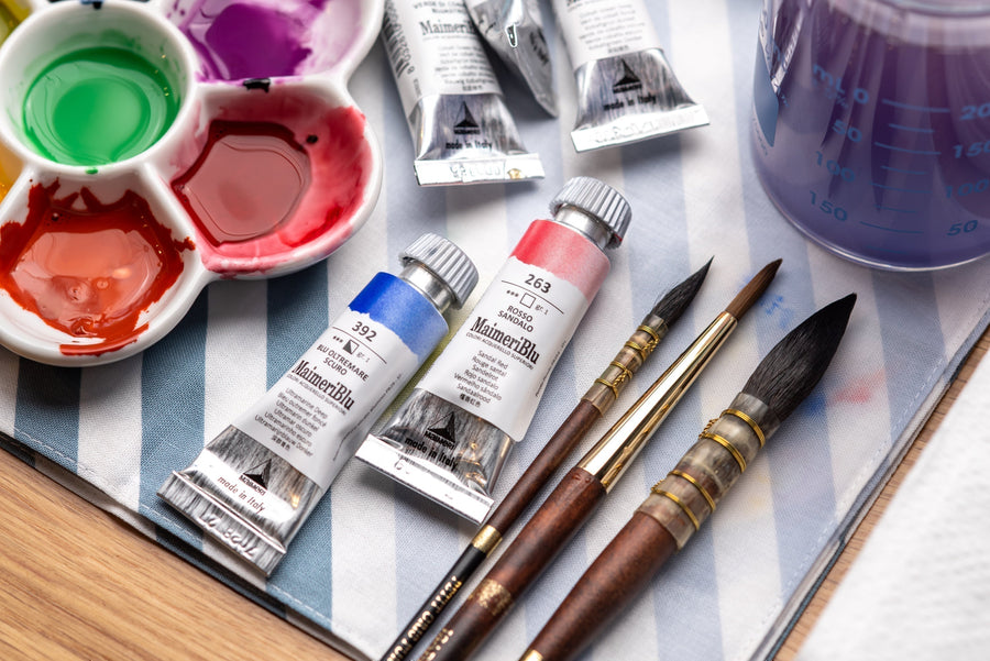 MaimeriBlu Watercolors, #463 Permanent Violet Blue – St. Louis Art Supply