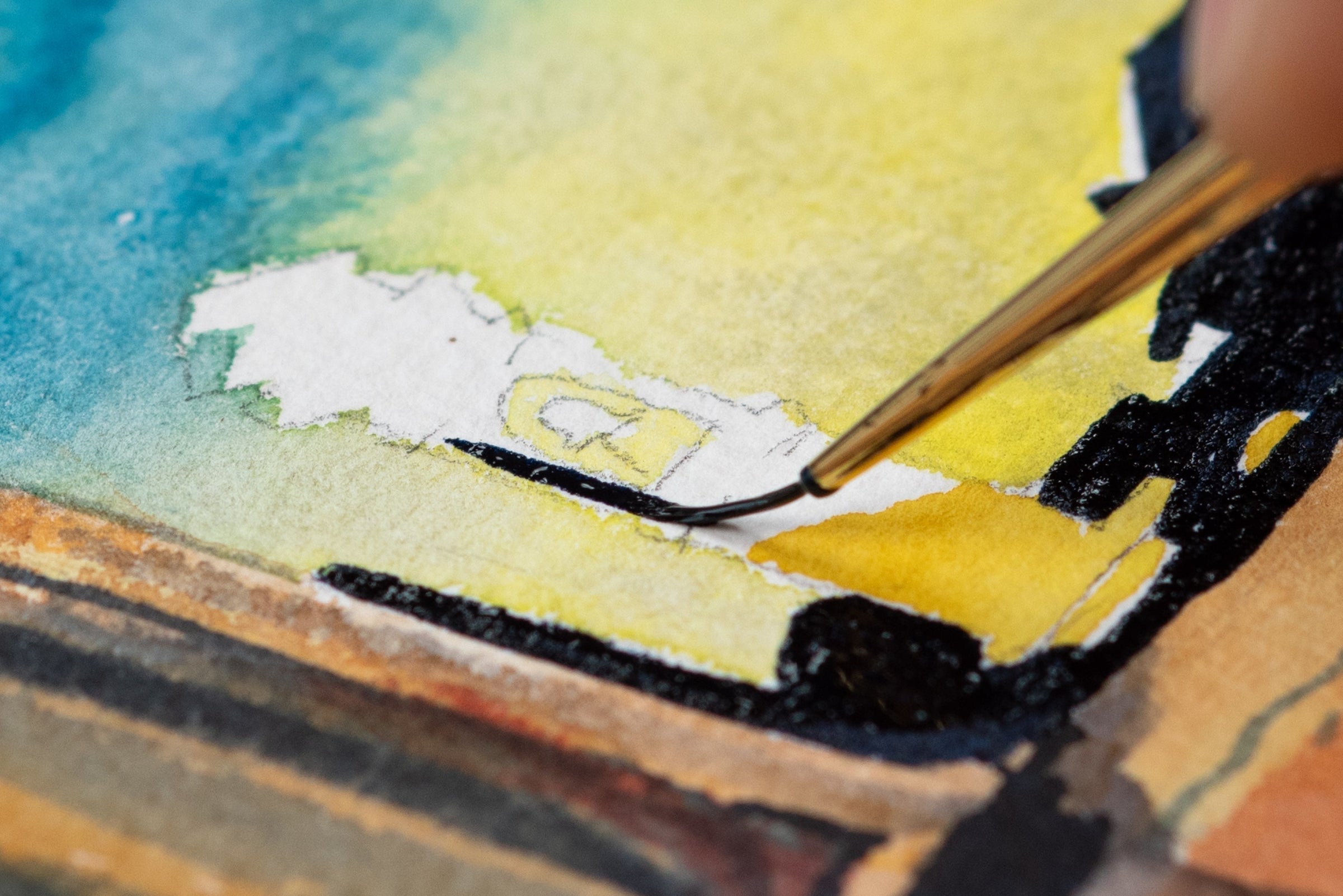 MaimeriBlu Artist Watercolor Paints, Permanent Yellow Lemon,  15ml Tube, 1604063 by Maimeri : Everything Else