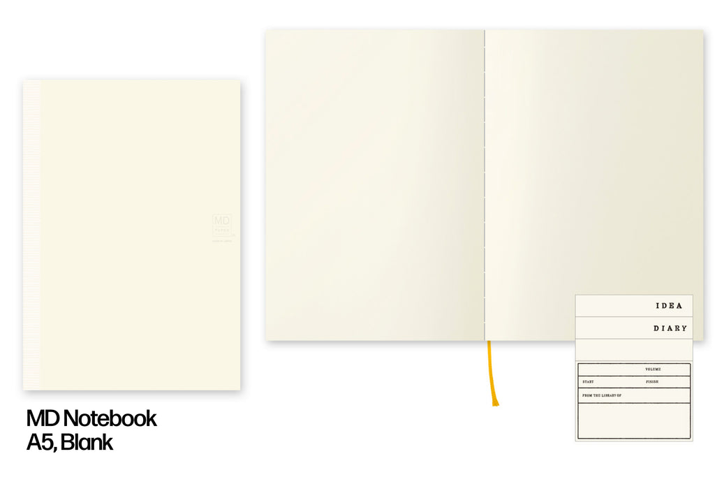 Midori MD A5 Blank Notebook