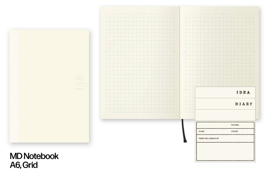 MD Notebook, A6 Grid