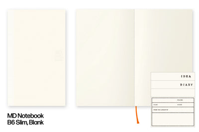 MD Notebook, B6 Slim, Blank
