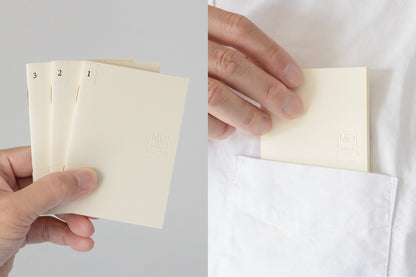 MD Notebook Light, A7 Grid, Set of 3