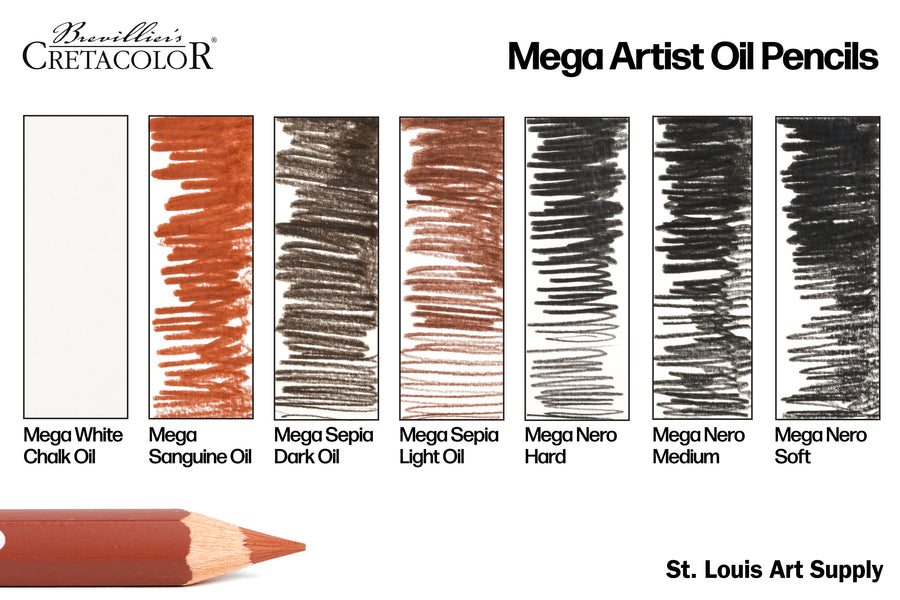 Cretacolor Mega Artist Oil Pencil in Nero Hard | Michaels