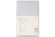 MD Notebook Cover, Clear Vinyl, B6 Slim