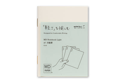 MD Notebook Light, A7 Grid, Set of 3