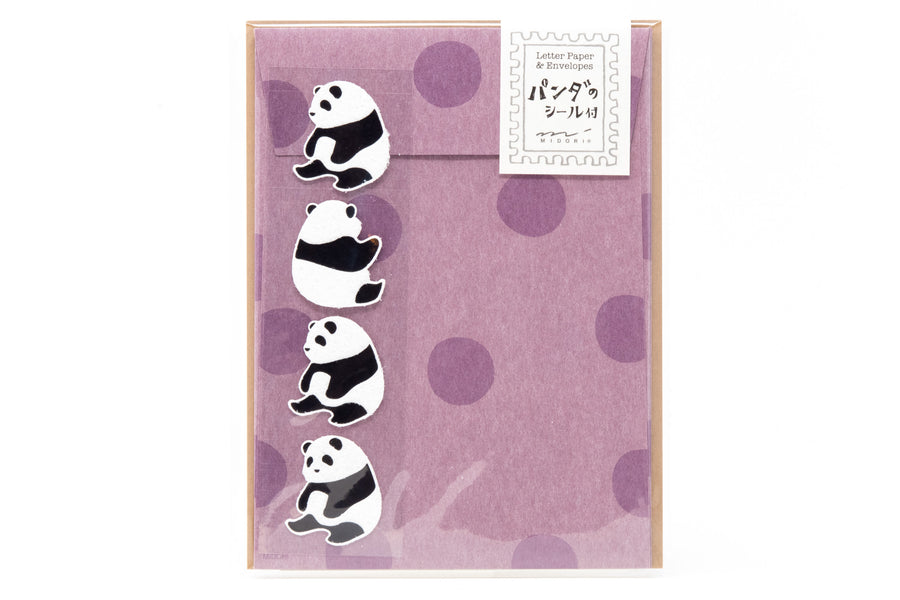 Midori - Panda Bear Letter Set - St. Louis Art Supply