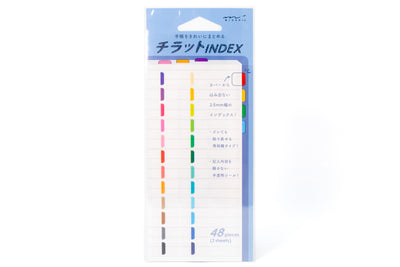 Midori - Index Tab Stickers, Vivid Colors - St. Louis Art Supply