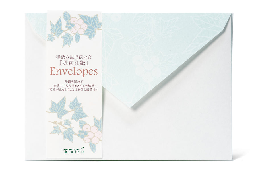 Midori - Letter Envelopes, Green Ivy - St. Louis Art Supply