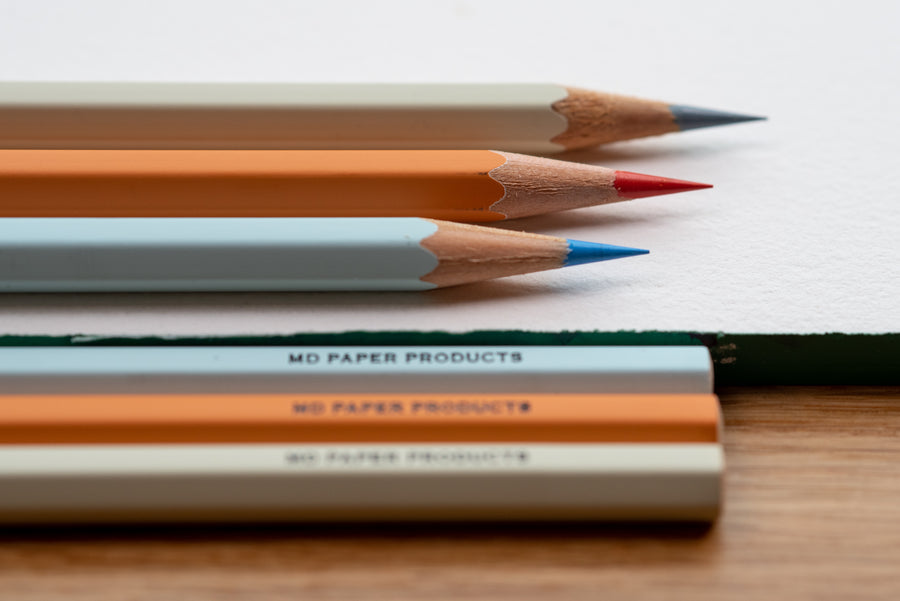 Midori 2 Way Coloring Pens, Set of 6