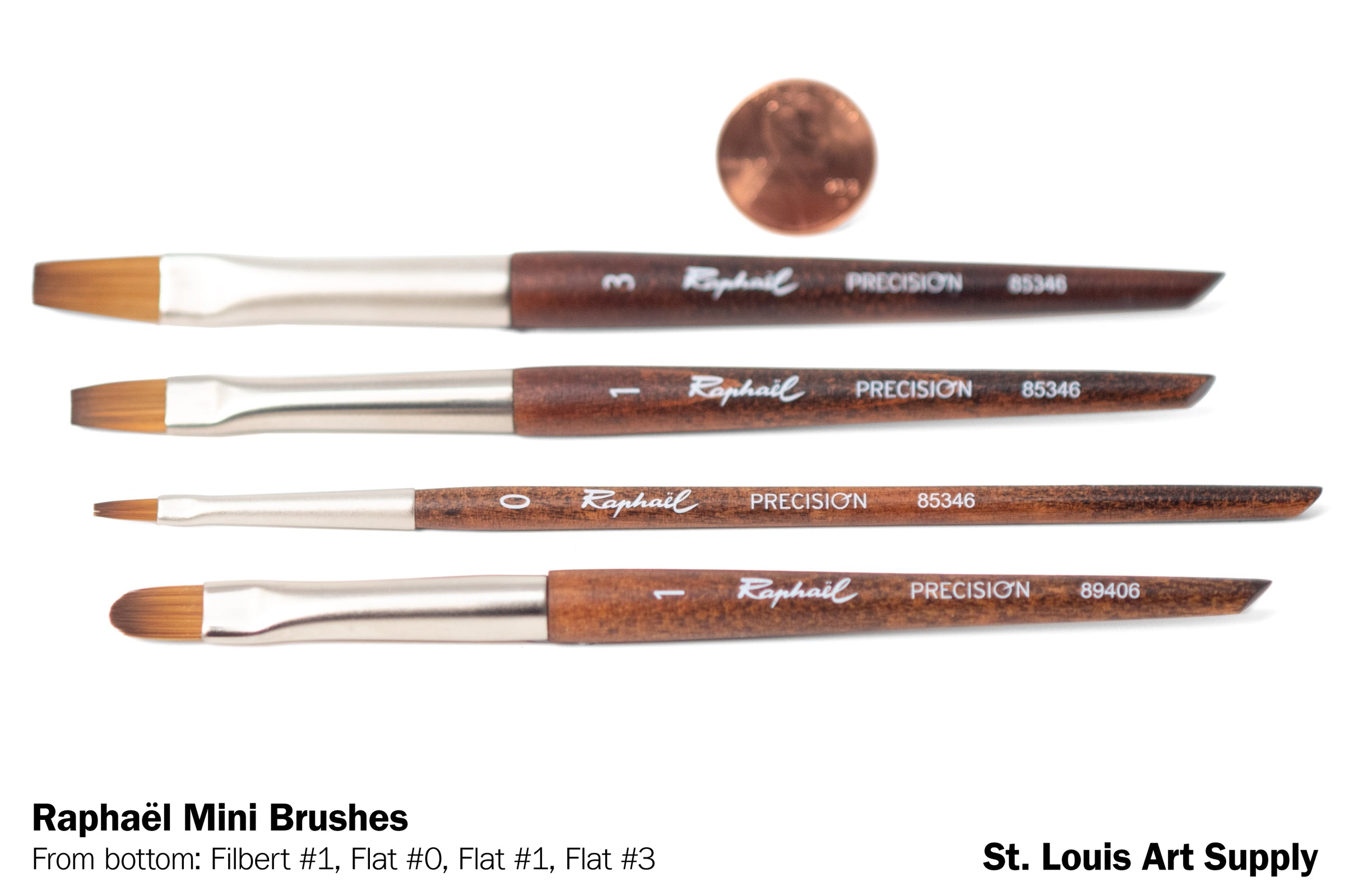 Raphaël Synthetic Kolinsky Watercolor Brushes – St. Louis Art Supply