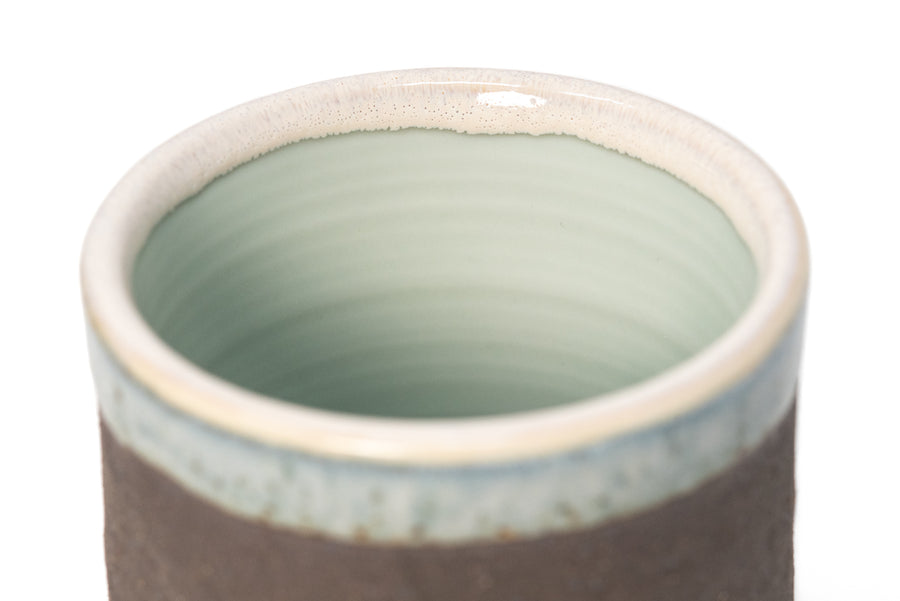 Minoru Pottery - Ceramic Pen Cup, Glaze Dipped - St. Louis Art Supply
