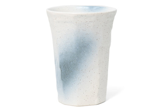 Minoru Pottery - Ceramic Pen Cup, Glacier - St. Louis Art Supply
