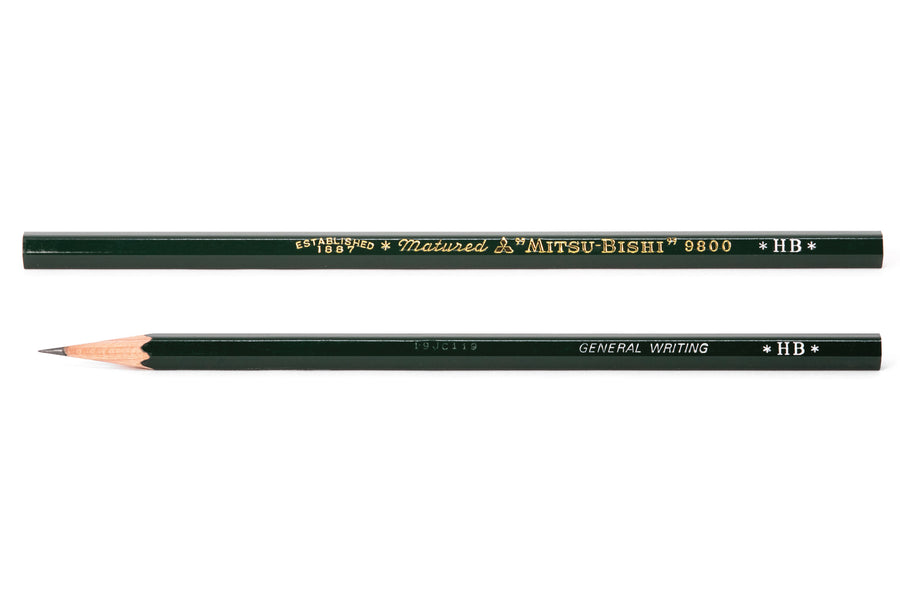 Mitsubishi Pencil Co. - Mitsubishi 9800 Pencil, HB, Set of 12 - St. Louis Art Supply