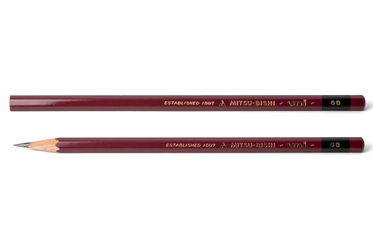 Mitsubishi Pencil Co. - Uni Pencil, 6B, Single - St. Louis Art Supply