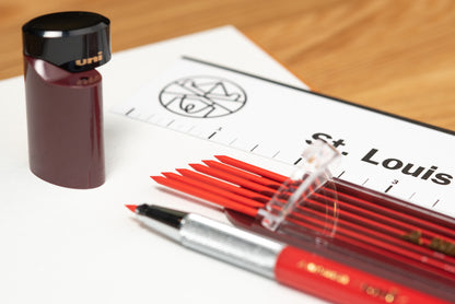 Mitsubishi Pencil Co. - Uni 2 mm Red Lead Holder - St. Louis Art Supply