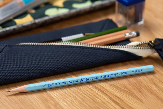 Pen Case, Book Type, Navy – St. Louis Art Supply