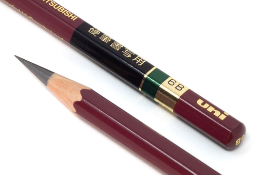 Mitsubishi Pencil Co. - Kohitsu Shosha Pencil, 6B - St. Louis Art Supply