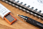 Mitsubishi Pencil Co. - Uni Kuru Toga Mechanical Pencil, 0.5 mm, Black with Metal Grip - St. Louis Art Supply