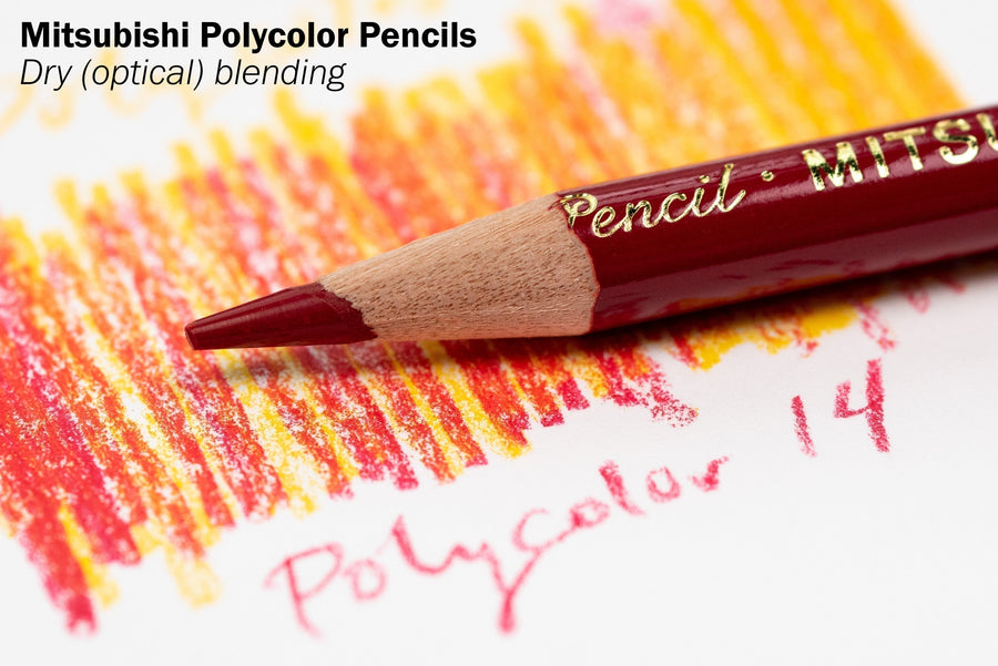 Polycolor Colored Pencils, #36 Rose Red