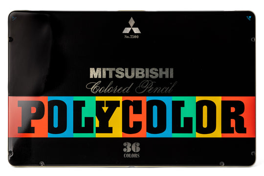 Mitsubishi Pencil Co. - Polycolor Colored Pencils, Set of 36 - St. Louis Art Supply