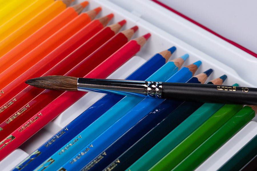 Mitsubishi Pencil Co. - Uni Watercolor Pencils, Set of 24 - St. Louis Art Supply