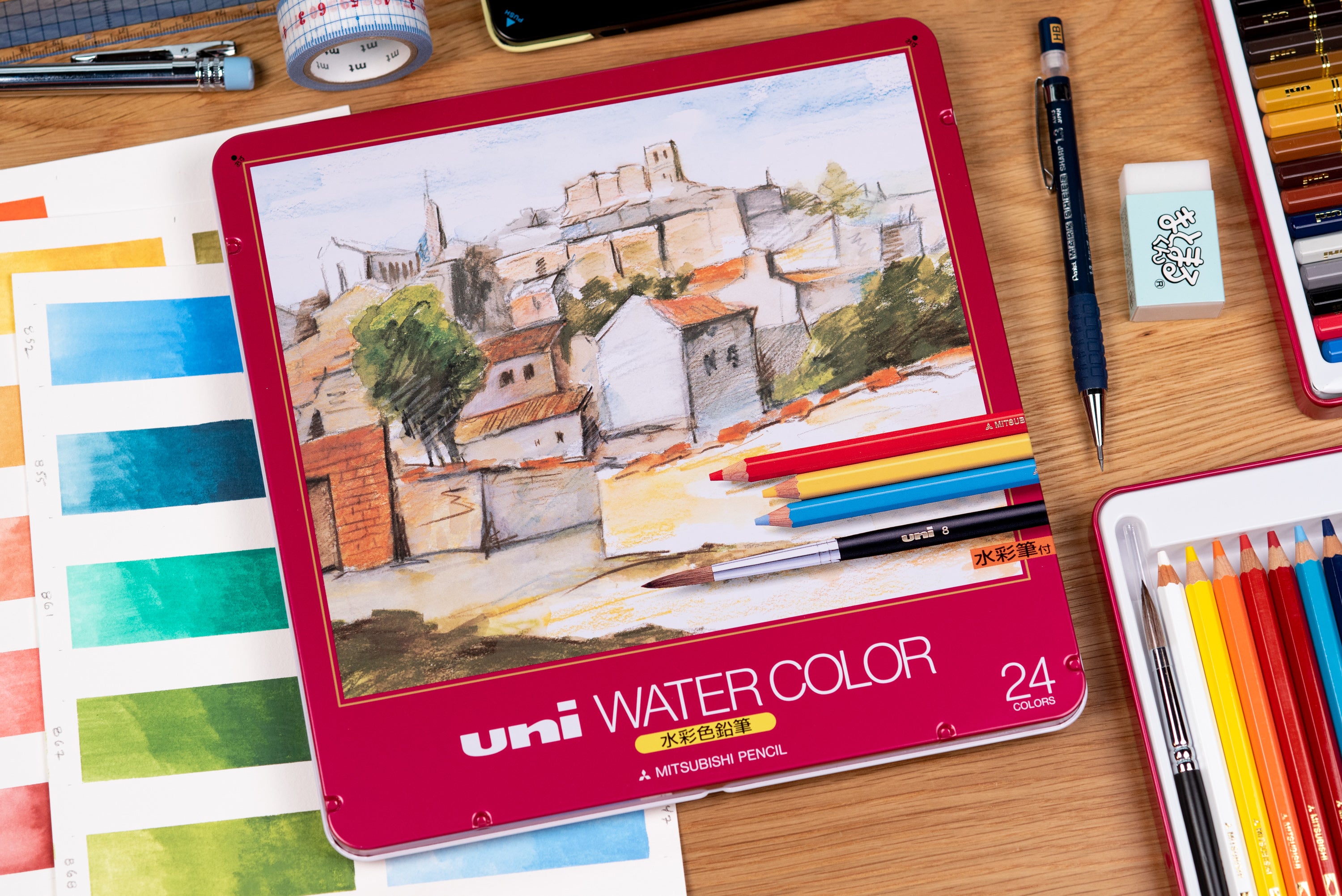 ＊かるです＊　稀少　三菱 uni  COLOR
240  LIMITED Mitsubishi Uni Colored Pencil Review — The Art Gear Guide