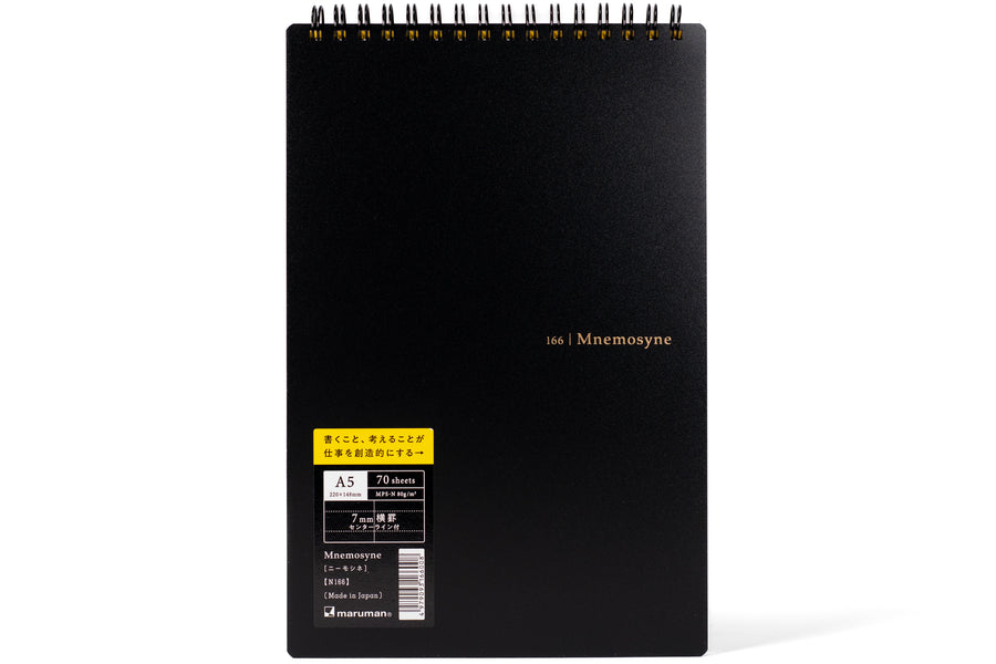 Mnemosyne #166 Notebook (A5 Steno)