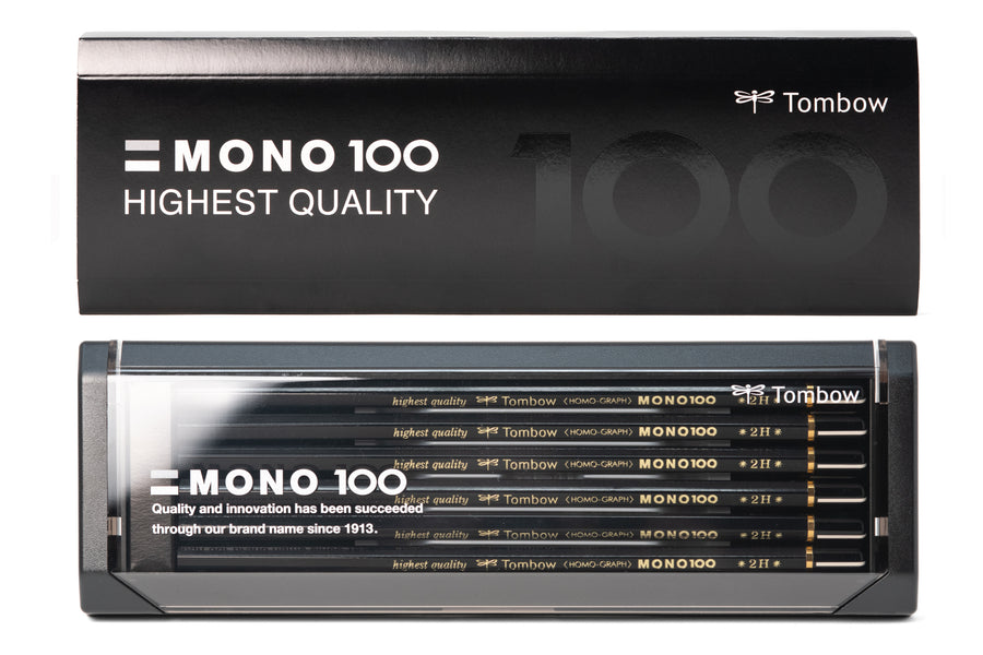 Tombow - MONO 100 Pencil, 2H, Set of 12 - St. Louis Art Supply