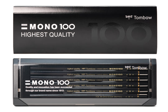 Tombow - MONO 100 Pencil, B, Set of 12 - St. Louis Art Supply