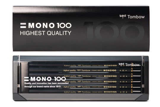 Tombow - MONO 100 Pencil, H, Set of 12 - St. Louis Art Supply