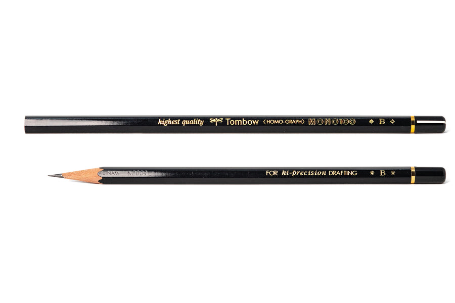 Tombow - MONO 100 Pencil, B - St. Louis Art Supply