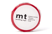 mt - mt Washi Tape, 15 mm, Solid Red - St. Louis Art Supply