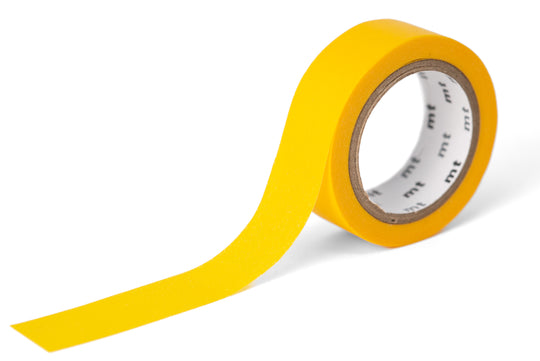 mt - mt Washi Tape, 15 mm, Solid Yellow - St. Louis Art Supply